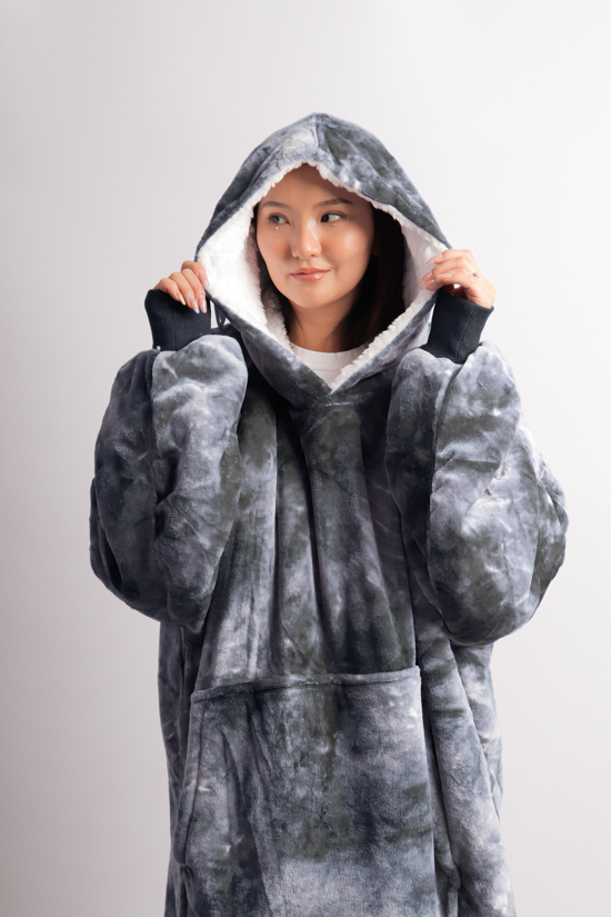 Tie dyed grey
