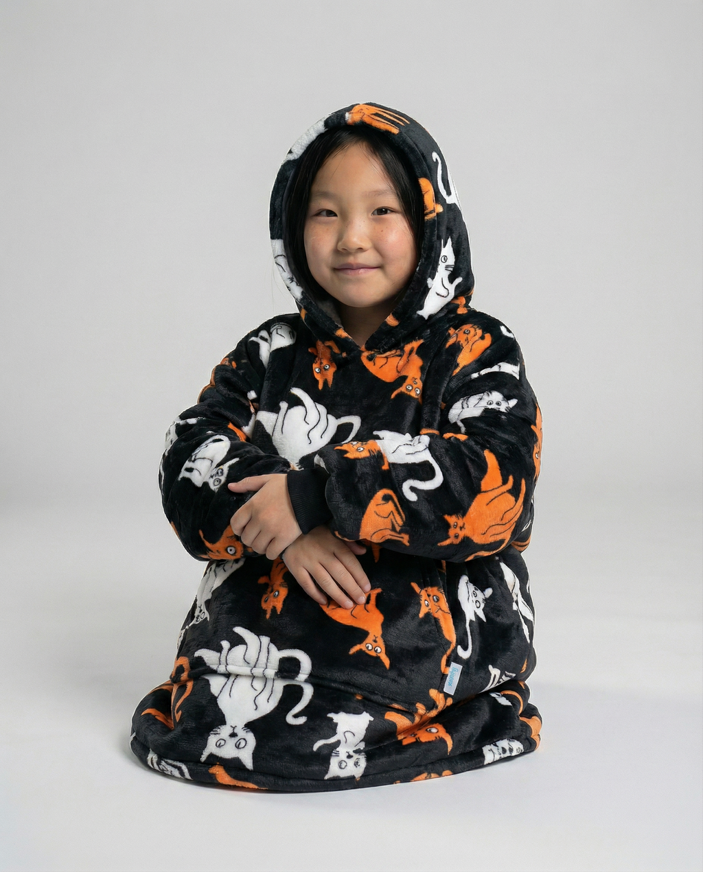 Orange and White cat kids
