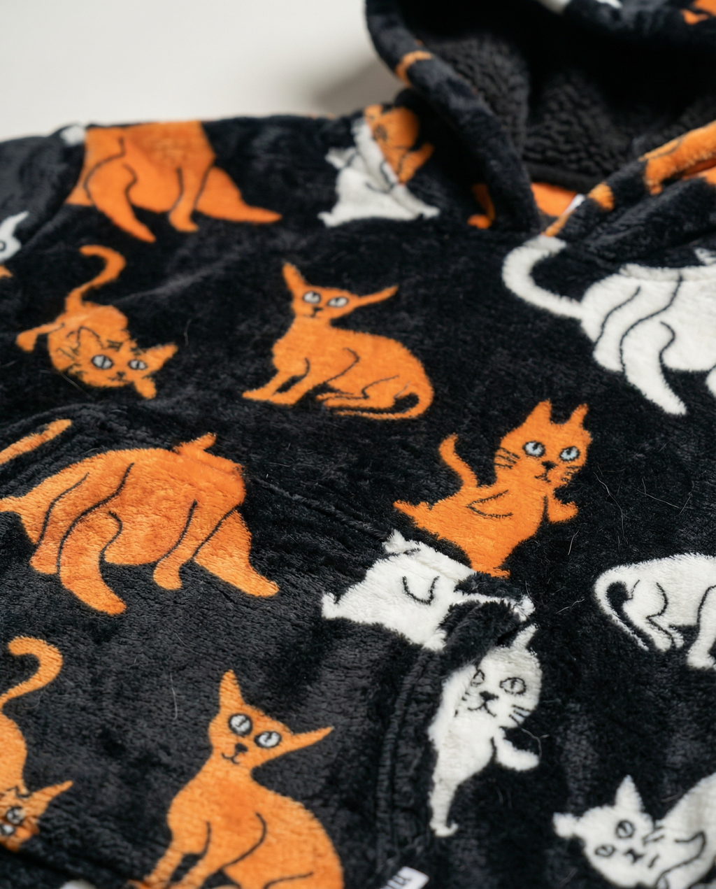 Orange and White cat kids